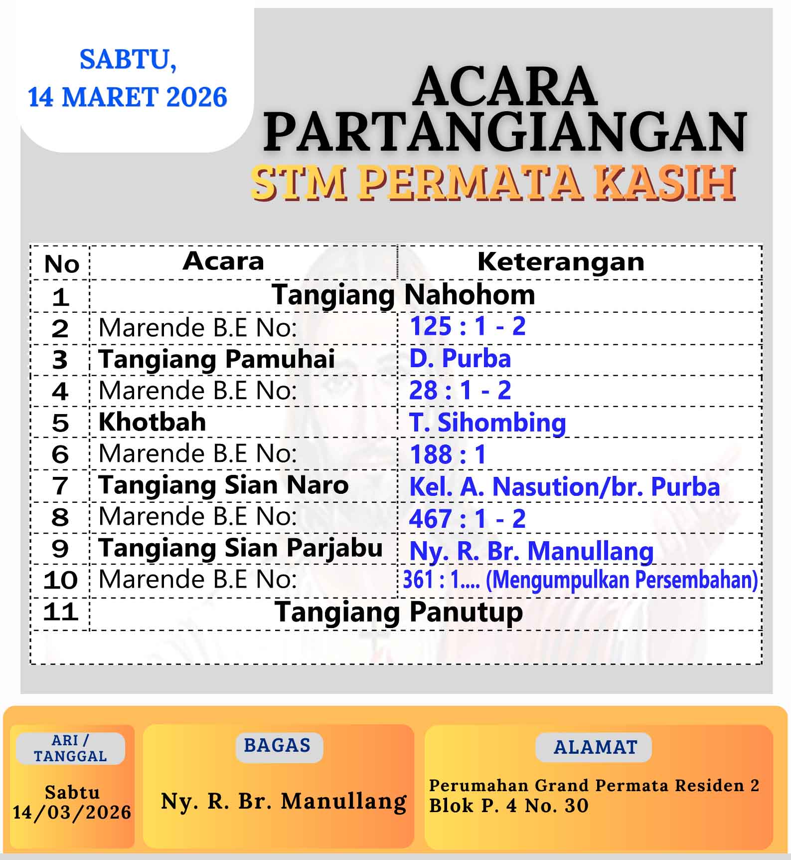 Poster Jadwal